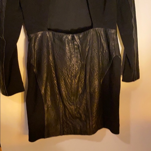 Dolce Vita Black Leather Knee High Dress - Picture 4 of 5